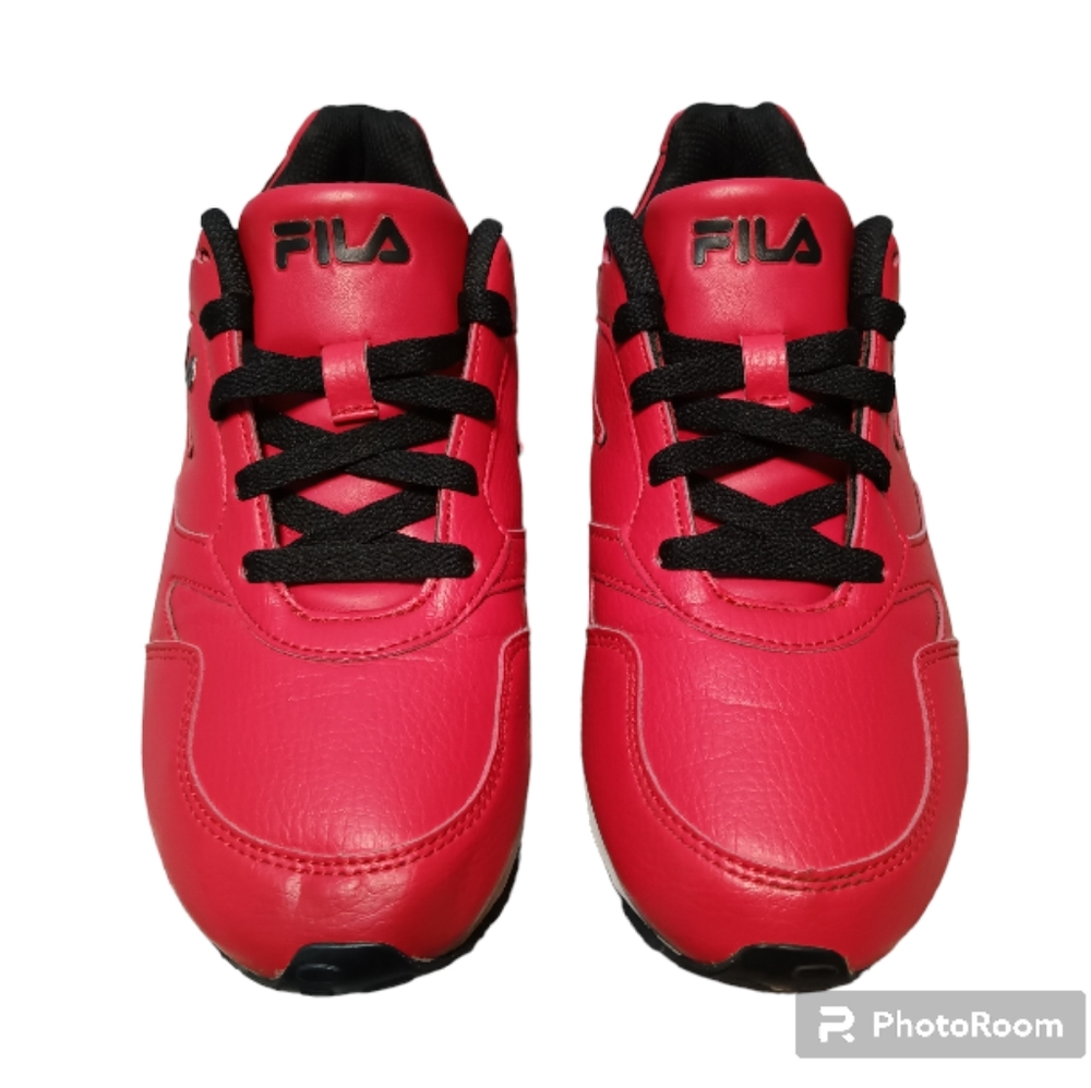 FILA Tennis Shoes, Red with Black Lace's. Lots of Life Left in these Babies! EUC